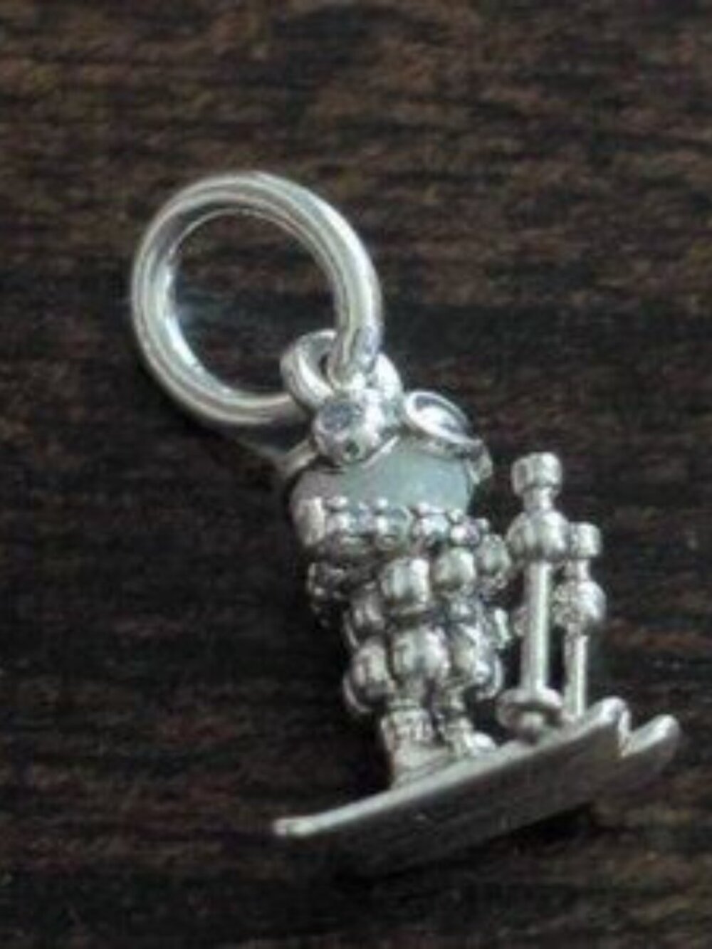 Authentic Skier Dangle Pandora Charm - Picture 5 of 5